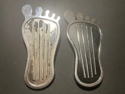 Pair Of Foot Print Gas Pedals One Vintage Cal-custom No 30-3008-1 • $24.99