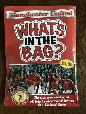 Rare Man Utd ‘WHAT'S IN THE BAG?' - “Toys Collectors’ Cards Sweets Etc”. 1990s • £16.99