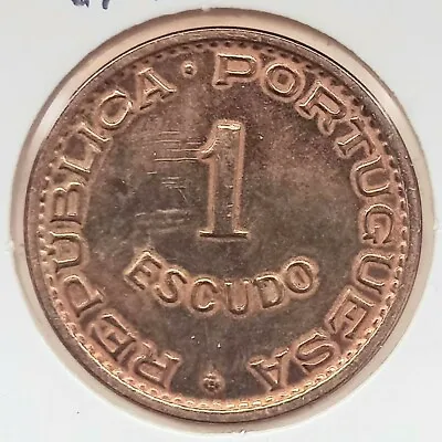 Cape Verde Portuguese Coin: 1 Escudo 1968 • $9.69