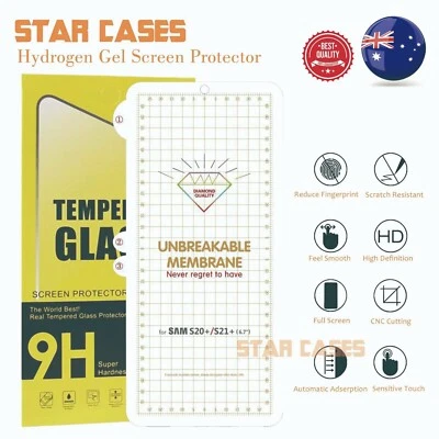 $9.99 • Buy Samsung S23 S22 21Ultra 20Plus Note UNBREAKABLE MEMBRANE Hydrogen Gel Protector