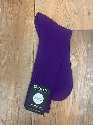 Pantherella Mens Danvers Cotton Socks (21 Colours) • $20.19