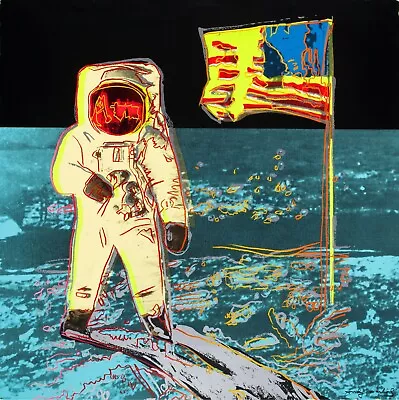 ANDY WARHOL Pop Art Poster Or Rolled Canvas Print  Moonwalk  • $39.99