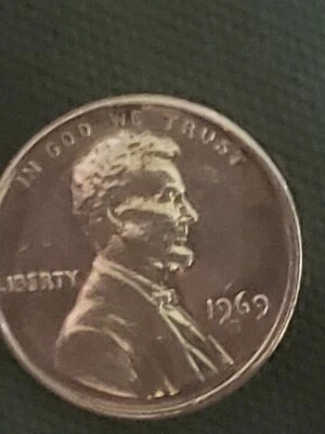 $1000 • Buy 1969s Lincoln Memorial Penny (DDO) Double Die, Extreme Doubling Error