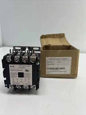 40a Definite Purpose Contactor 40amp 4pole 24v Coil 40amp Fla 50a Res Hvac 30a* • $37.88