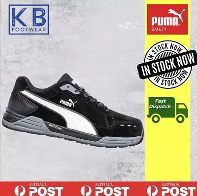 $148.90 • Buy Puma Airtwist Black 644657 Safety Toe Cap Light Weight Metal Free Shoe
