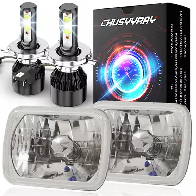 Pair 5x7  7x6  DOT LED Headlight Hi/Lo Beam H6054 For Mazda B2000 B2200 B2600 • $89.99