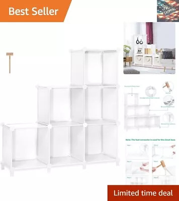 Modular 6-Cube Closet Bookcase - Versatile Organizer For Bedroom And Living Room • $44.79