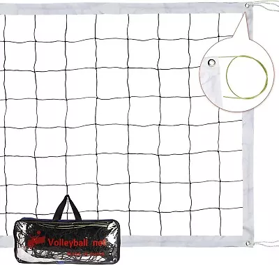 Volleyball Net For Backyard With Steel Cable 32 X3  Pool Beach Indoor Outdoor • $25.69