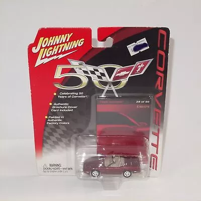 Johnny Lightning 1988 Chevrolet Corvette Flame Red Open Top #28 Of 50 • $19.99