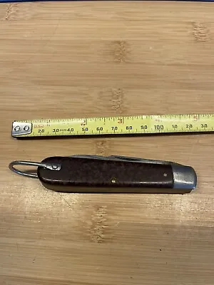 Vintage M Klein & Sons 2 Blade Electricians Pocket Knife Made In Chicago USA • $15.99