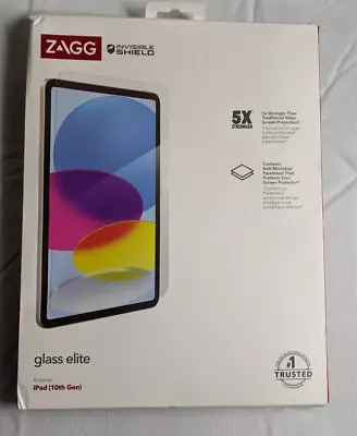 Zagg IPad 10.9  Screen Protector InvisibleShield Glass Elite • $29.99