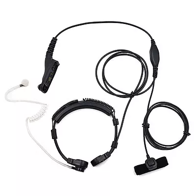 Military Throat Mic Headset Earpiece For Motorola XPR6300 XPR6550 XPR6580 DP3600 • $15.39