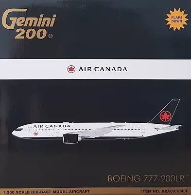 Gemini Jets 1/200 G2ACA1048F Boeing 777-200LR Air Canada C-FNND Flaps Down • $189