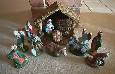 Vintage Woolworth's Chalkware Nativity Set • $59.99