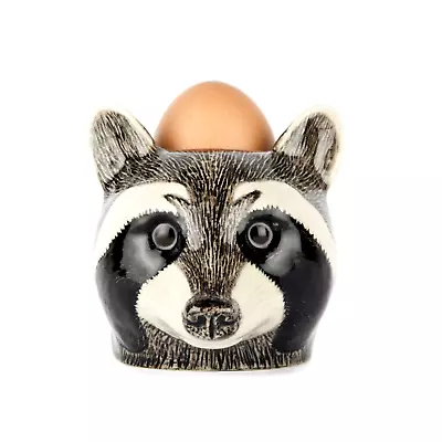 Quail Ceramics  Face Egg Cup   Raccoon • £16.50