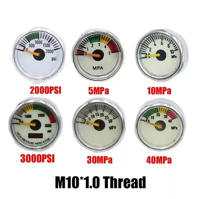 Paintball Pcp Air Pressure Gauge For Air Mini Micro Manometer M10*1.0 • $7.30