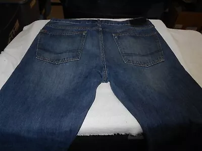 Mens BULLHEAD STRAIGHT CLASSIC 5 Pocket Blue Denim Jeans 34 X 34 (Actual) • $24.99