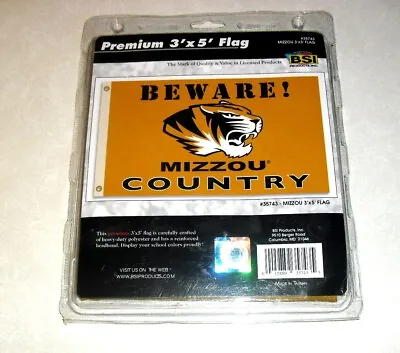 Missouri Tigers Beware Mizzou Country 3x5 Feet Flag Brand New Ncaa • $15.19