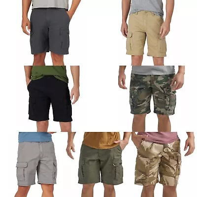 Mens Wrangler Cargo Shorts W Stretch Relaxed Fit Tech Pocket CHOOSE COLOR & SIZE • $31.99