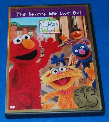 Sesame Street Elmo's World The Street We Live On DVD Complete Tested Cleaned • $2.49