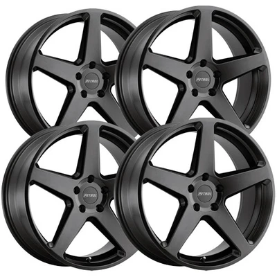 $983.96 • Buy (Set Of 4) Petrol P2C 19x8 5x112 +40mm Satin Black Wheels Rims 19  Inch