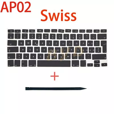 New Swiss Keyboard Keys For Pro 13  15  17  A1278 A1286 A1297 Key Cap AP02 Type • $11.02