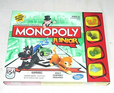 Hasbro Gaming Monopoly Junior 2013 New Sealed • $2.74