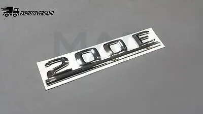 Mercedes W124 C127 1984-1993 200E Lettering Emblem Character Tailgate CHROME • $27.81