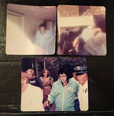 Elvis Presley - 3 Original Candid Photos - July 1 1976 - Greensboro NC -Hilton • $5.95