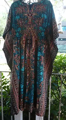 Moo Moo House Dress Blues/Multicolor Size Free Size • $12