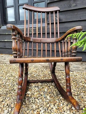 A Large Comb Back Windsor Chair Stick Chair Combback Welsh Chair Cottage Chair • £795