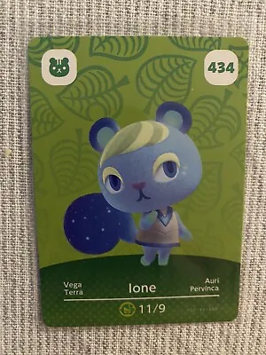 434 IONE Animal Crossing Amiibo Card  Authentic • $9.50