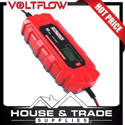 Voltflow Battery Smart Charger 6-12v 10Ah 10 Stage Deep Cycle VF10BC • $155.90