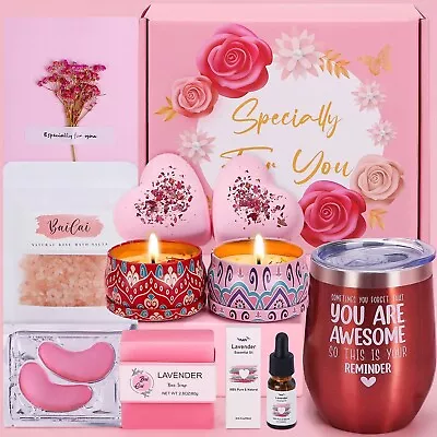 Pamper Gifts For Women Birthday Charismas Hamper Her Self Care Gift Set Mum... • £20.11