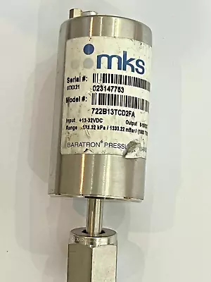MKS 722B13TCD2FA 1000 Torr Pressure Transducer Manometer • $799