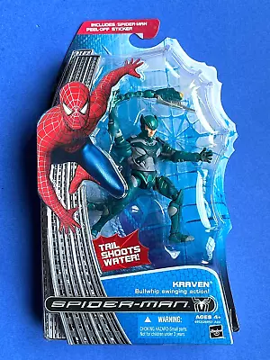 Spider-man  3  Movie  Kraven  Poison  Blast  Scorpion  Shoots Water  2007 Sealed • $28.95