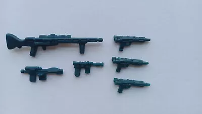 1977-1980 Vintage Kenner Star Wars Action Figure Blue Weapons Lot Of 6 • $40