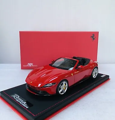 1/18 MR Collection Ferrari Roma Spider Rosso Corsa Red Limited 79 Pcs With Case • $545