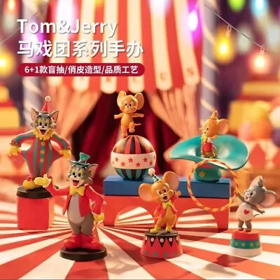 MINISO Tom And Jerry Circus Series One Blind Box Random Figure Hot Toys Kid Gift • $31.89