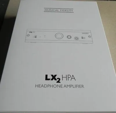 $240 • Buy MUSICAL FIDELITY LX2- HPA HEADPHONE AMPLIFIER NEW Silver