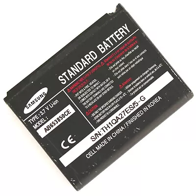 £6.49 • Buy Samsung I9023 Nexus S Battery AB653850CE I900 Omnia Original Cell Genuine