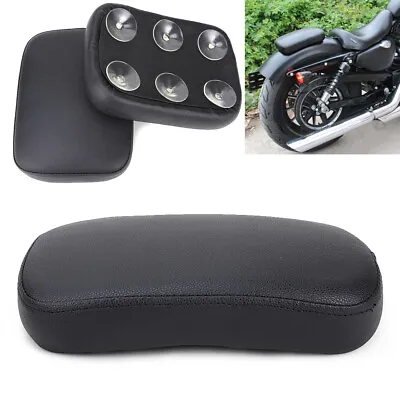 For Harley Motorcycle Rectangle Rear Pillion Passenger Pad Seat 6 Suction Cups • $16.87