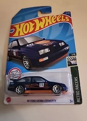 Hot Wheels Black 2022 1/10 33/250 1987 87 Ford Sierra Cosworth Mercury Merkur • $3.91