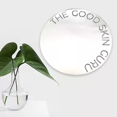 Round Bespoke Cut Out Names Shaped Mirrors With Hook For Hanging • $50.06