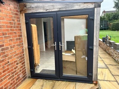 £180 • Buy Grey French Patio Doors