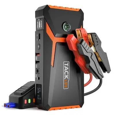 Tacklife T8 800A Peak 18000mAh Lithium Car Jump Starter. With LCD Screen. • $64.99