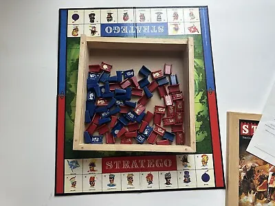 $15 • Buy Stratego Board Game Nostalgia Wooden Box Edition Milton Bradley Pre-owned