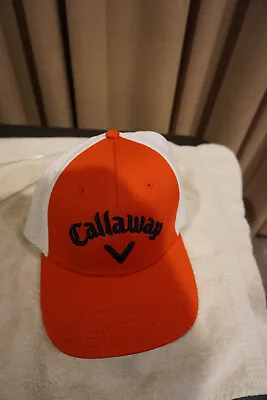 Callaway Adjustable Golf Hat Cap Red MSOE Embroidered Logo • $30