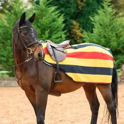 £21.75 • Buy Fleece Exercise Sheet Outdoor Cooler Ride On Stripe Lightweight For Horse Pony