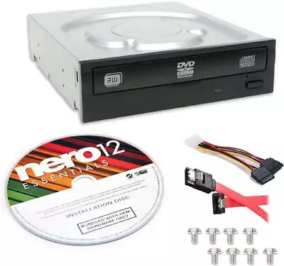 Lite-On Super Allwrite IHAS124-04-KIT 24X DVD+/-RW Dual Layer Burner + Nero 12 E • £37.90